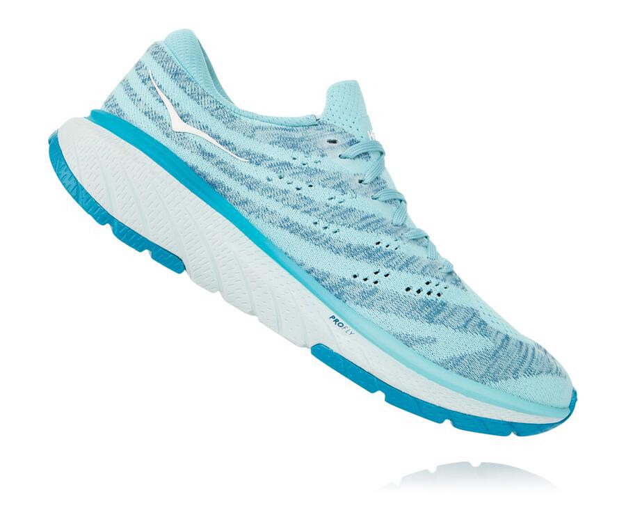 Tenis Corrida Hoka One One Feminino Azuis - Cavu 3 - 361-WEPZGX